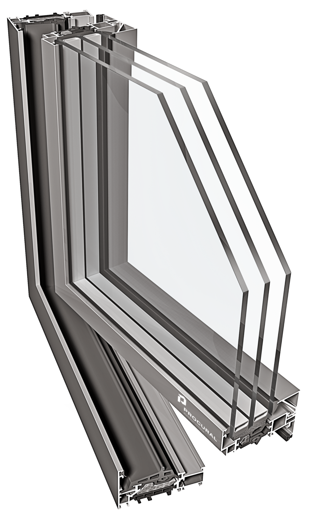 PROCURAL PE78N Slim – okno
