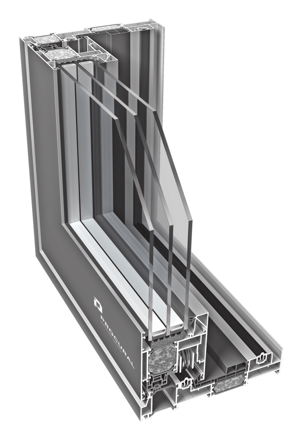 PROCURAL SL1800TTHI – drzwi: systemy przesuwne